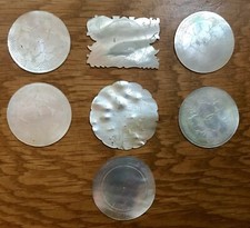 LOT 7 JETONS ANCIENS JEU