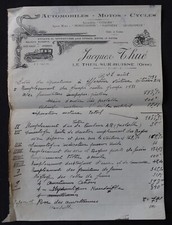 Facture 1931 THEIL-SUR-HUISNE