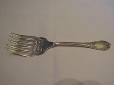 CHRISTOFLE MODELE MARLY FOURCHETTE A POISSON DECOR OUVRAGE BEL ETAT COMME NEUVE