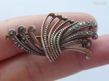 broche ancienne argent et