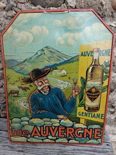 Rare tôle publicitaire