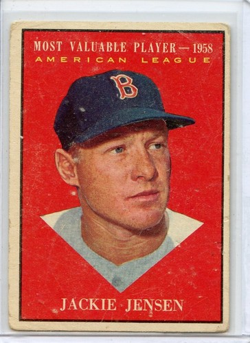 1961 topps jackie jensen - 1961,
