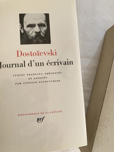 Journal écrivain fédor - Écrivain,