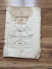 JASPAR, HENRARD, DUGUET, Solfèges En Canon, LIEGE Belgique Partitions