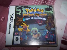POKEMON DONJON MYSTERE EQUIPE DE SECOURS BLEUE DS 2DS 3DS boite cartouche livret
