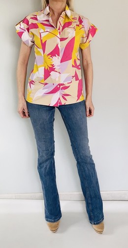 Chemise graphisme floral