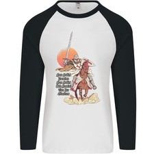 Chevalier Templiers Sur Un Cheval T-Shirt Baseball L/S Pour Hommes