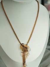 COLLIER ANCIEN FIFTIES PLAQUE