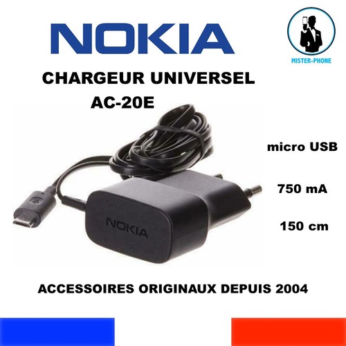 Chargeur original 20e - original, ac-20e