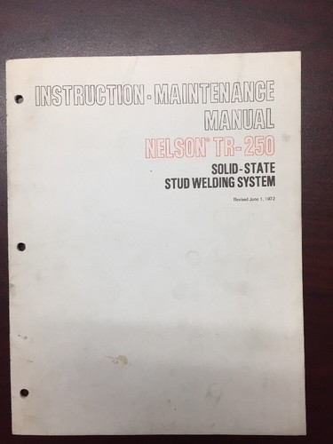 Nelson manual 250 solid - manual,