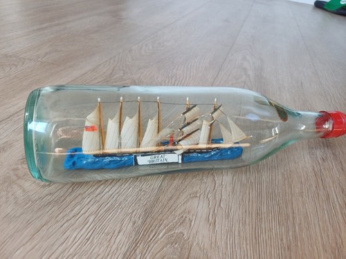 Bateau bouteille vintage - en,