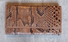 Pochette vintage en peau de