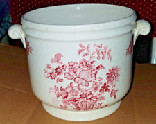 FAIENCE ANGLAISE STAFFORDSHIRE CROWN DEVON rafraichissoir seau champagne ancien