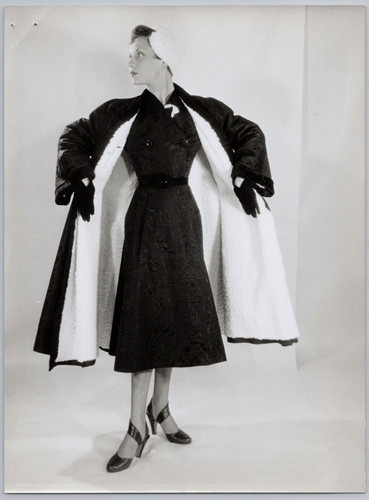 1960 mode femme manteau - 1960,