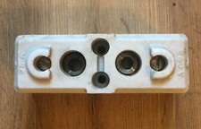 tabatiere ancienne  porcelaine porte fusible entraxe 30 mm broches 9 mm