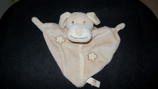 Doudou plat chien beige CREDIT