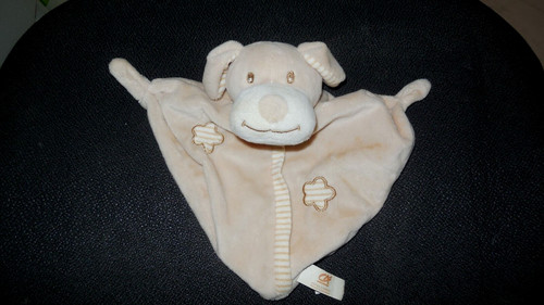 Doudou plat chien beige - , credit