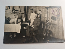 Ww1 Carte-Photo Infirmerie Allemande Camp Prisonniers