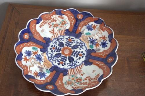 Plat imari polylobé - imari,