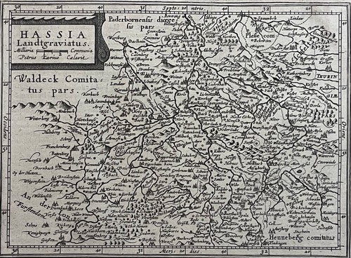 Allemagne carte hesse - de, la
