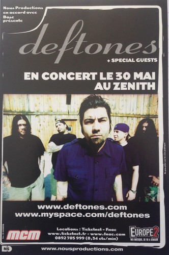 Flyer plv deftones - plv,