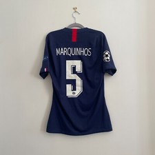 Maillot de Football MARQUINHOS PSG 2019 2020 Player Issue Stock Pro dembele doue