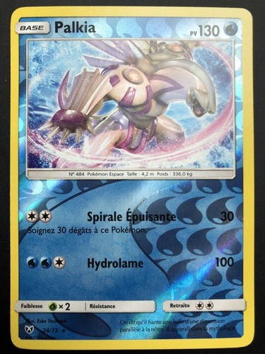 Carte pokemon palkia - palkia, 24/73