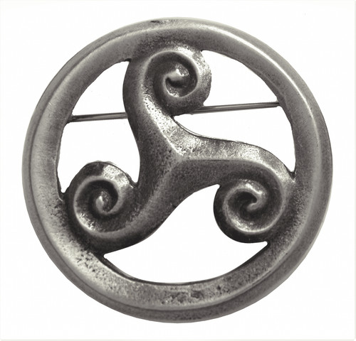 Broche celtique étain - celtique,