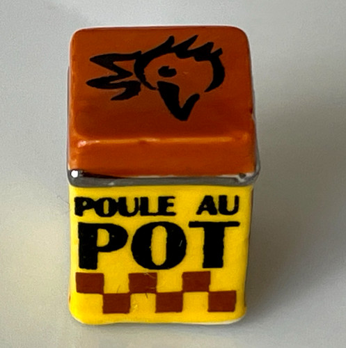 Fève boîte poule - poule, au