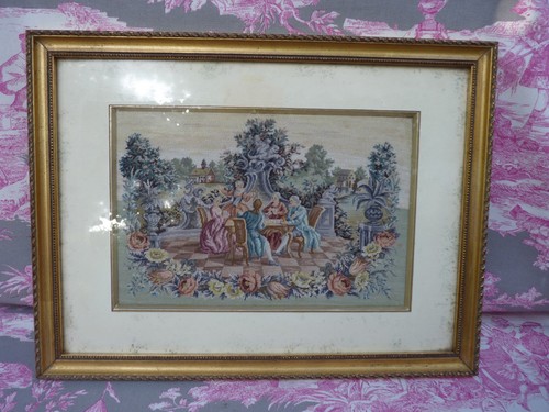 Ancienne tapisserie canevas - tapisserie,