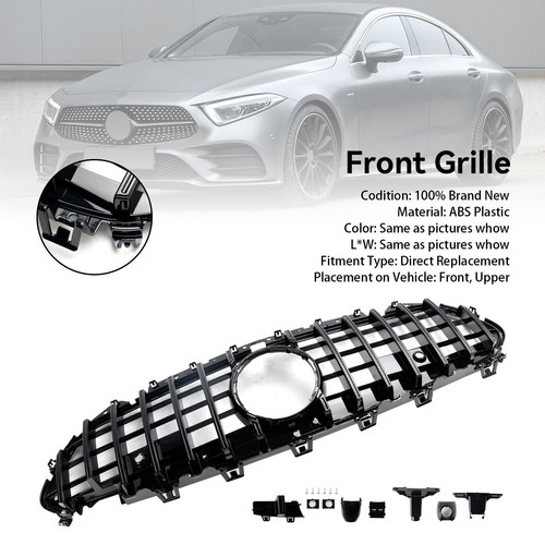 Noir avant pare choc - noir, grille
