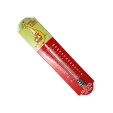 Thermomètre émaillé bombé hauteur 42cm :  SAVONNERIE LA GIRAFE