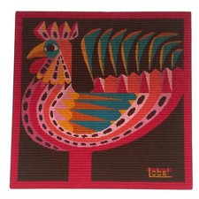 TABLEAU CANEVAS TAPISSERIE COQ