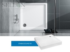 Bac de Douche 80x80 90x90 100x100 Receveur Carré Baignoire en Acrylique