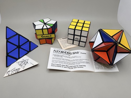 Vintage lot rubik cubes - vintage, lot-rubik’s