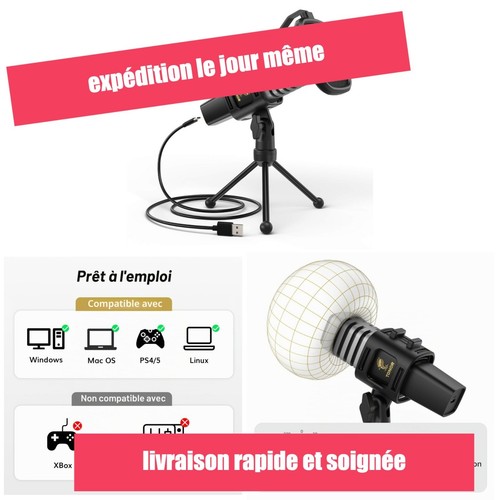 Microphone usb tonor tc30 - tonor, à