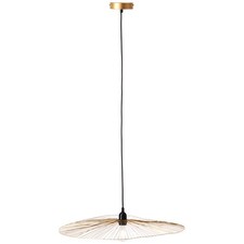 Suspension Luminaire De Plafond Loleta Noir Or Rond Ø58Cm 1 X E27