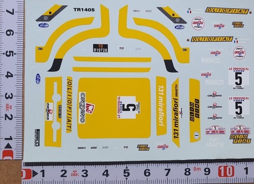 Decals fiat 131 abarth - decals,