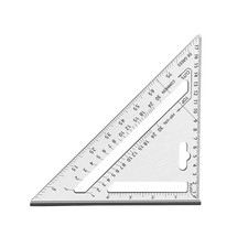 Règle triangle carrée en