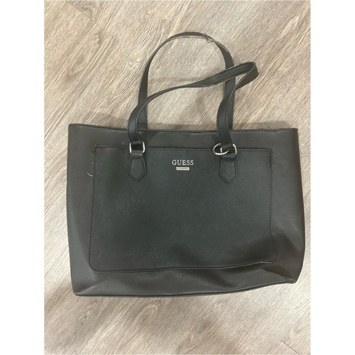 Guess black saffiano style bag - guess,