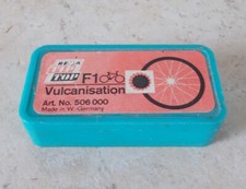 Vintage german bicycle repair kit Rema Tip Top F1 advertising plastic  Germany