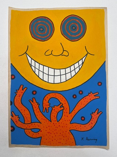Keith haring dessin sur papier - keith,