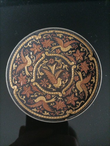 Damascene gold dove - dove, design