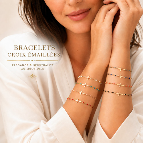 Bracelet perles femme avec