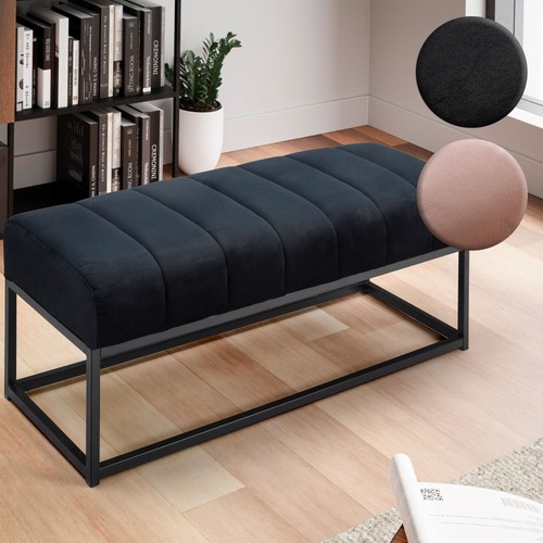 Finebuy banc 108 - banc, velours