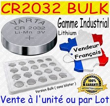 Piles CR2032 INDUSTRIAL BULK VARTA - Dispo aussi : CR2016 CR2025 LR03 AAA LR6 AA