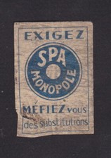  Ancienne étiquette  Allumettes Belgique  BN115305 Spa Eau minérale  
