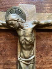 Christ & Croix Murale Bronze