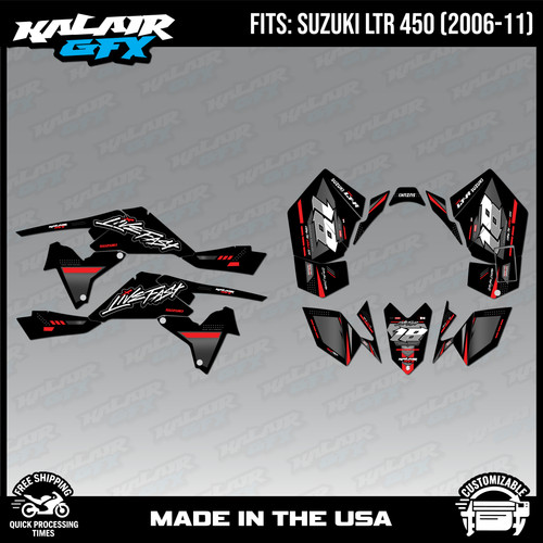 Graphics kit for - for, atv