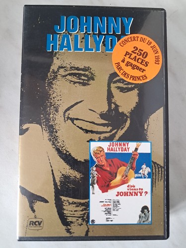 Video johnny hallyday ou - k7,
